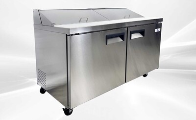 60 inches top two door Sandwich Prep Table NSF SCL2-60-E