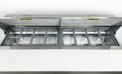 60 inches top two door Sandwich Prep Table NSF SCL2-60-E