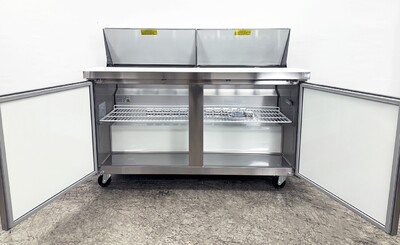 60 inches top two door Sandwich Prep Table NSF SCL2-60-E
