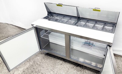 60 inches top two door Sandwich Prep Table NSF SCL2-60-E