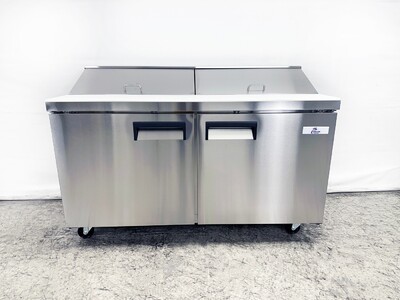 60 inches top two door Sandwich Prep Table NSF SCL2-60-E