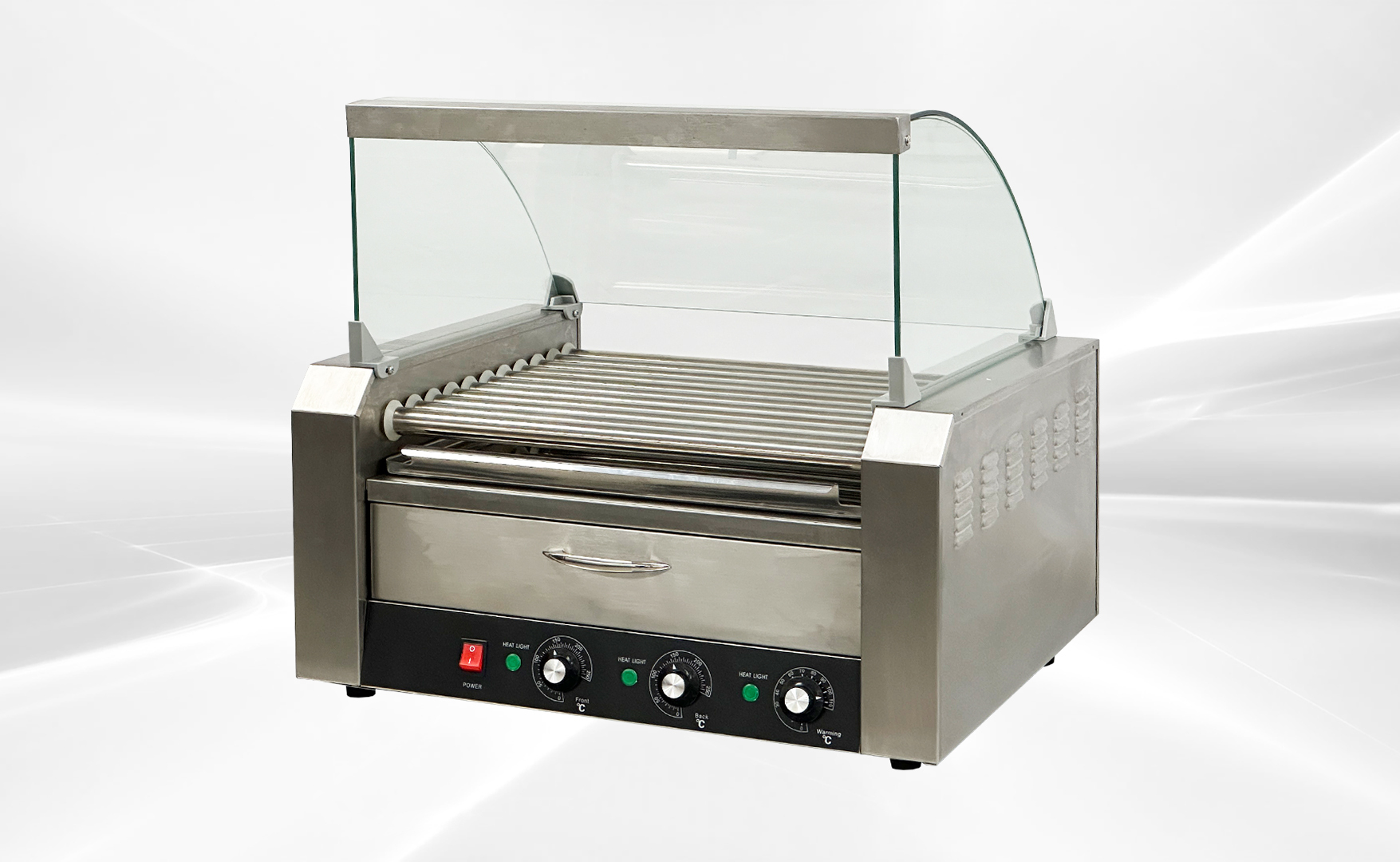 NSF Hot Dog 11 Roller Grill with warmer box  ET-XCJ-B-11