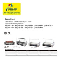 NSF Hot Dog 11 Roller Grill with warmer box  ET-XCJ-B-11