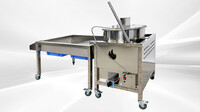 Commercial kettle corn gourmet popcorn machine LP CKC90
