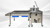 Commercial kettle corn gourmet popcorn machine LP CKC90