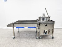 Commercial kettle corn gourmet popcorn machine LP CKC90