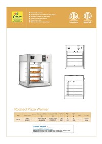Commercial Food Warmer Countertop Pizza Warmer NSF RTR-158L