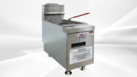 NSF Gas Countertop Fryer Two tube burners  CTF-2 NG
