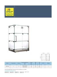 Commercial Countertop Dry Bakery SHOWCASE RTZ-60L