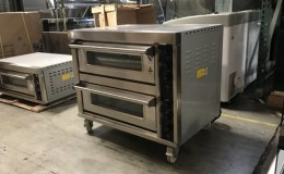 Electric flagstone double Deck Pizza Bakery Oven TKH-2-2D
