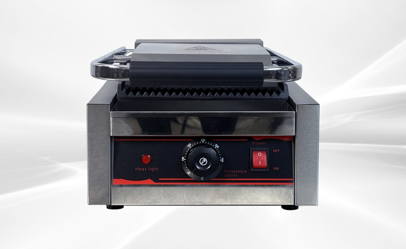Commercial Panini SandwichGrill Grooved Plates Single ET-YP-1A1