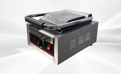 Commercial Panini SandwichGrill Grooved Plates Single ET-YP-1A1