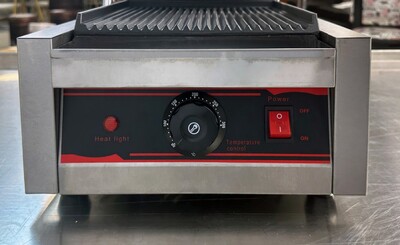 Commercial Panini SandwichGrill Grooved Plates Single ET-YP-1A1