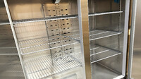 NSF Reach In Two Door Refrigerator SS interior AKR-13781