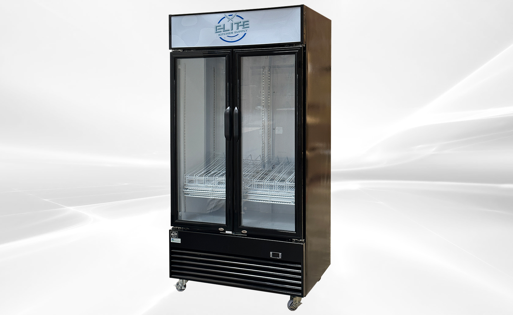 NSF 40 inchs two glass door refrigerator ESM-34R