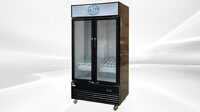 NSF 40 inchs two glass door refrigerator ESM-34R