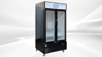 NSF 40 inchs two glass door refrigerator ESM-34R