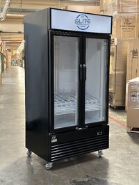 NSF 40 inchs two glass door refrigerator ESM-34R