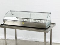 Commercial Food Warmer Case 6 pan hot food display RTR6