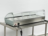 Commercial Food Warmer Case 6 pan hot food display RTR6