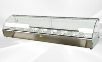 Countertop Heated Display Case 8 pan hot food RTR8