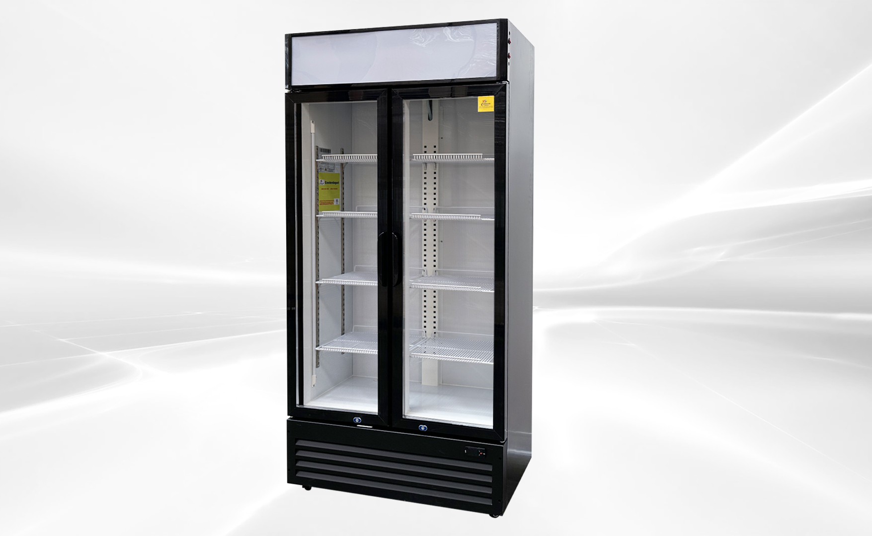 NSF ETL 36 inch two glass door refrigerator LGS-650W