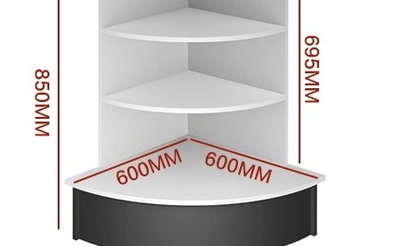 combination cashier counter one corner C