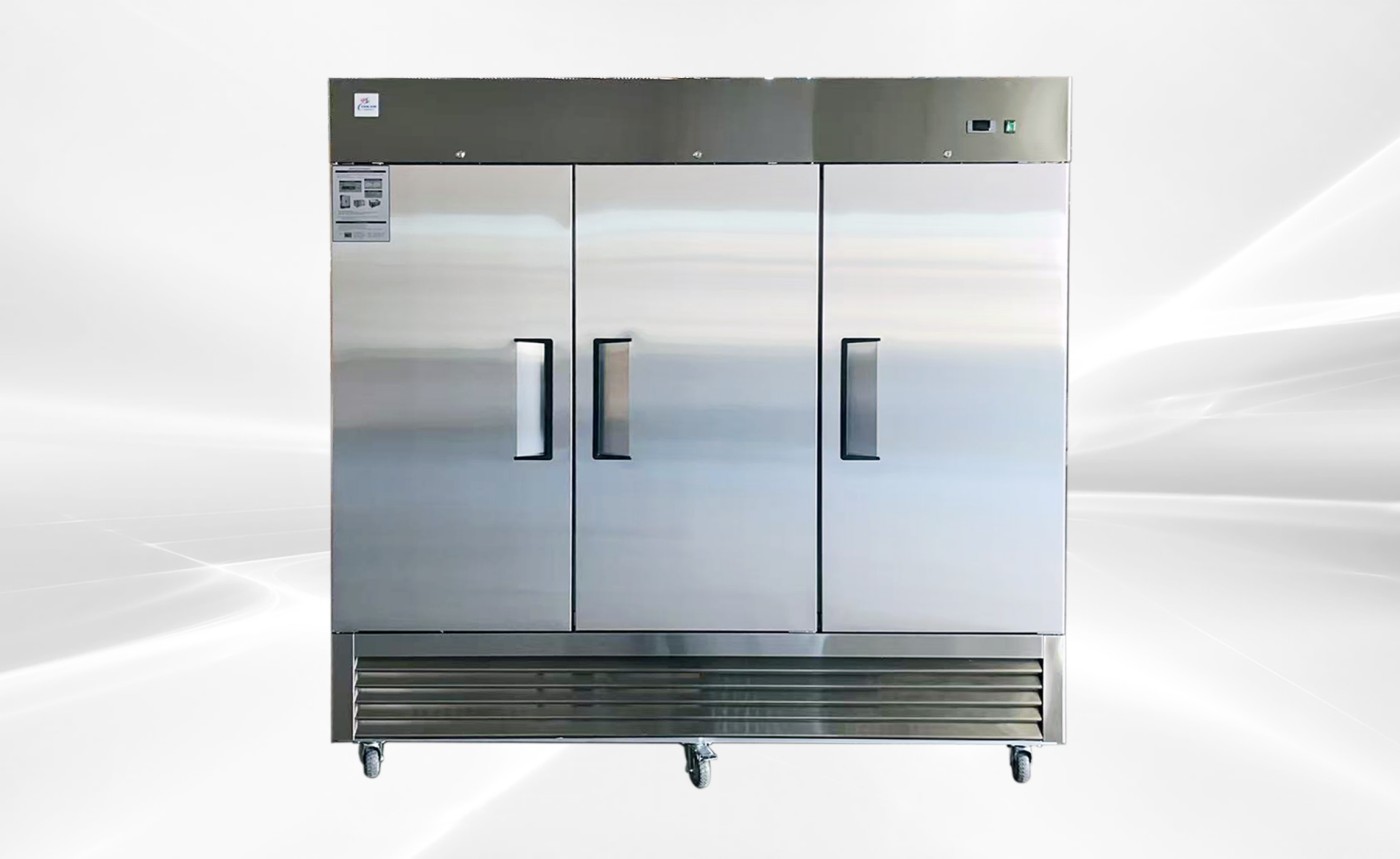 NSF  Reach-in Commercial SS Freezer 3 Door KF-82B