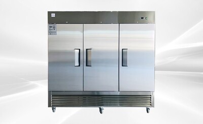 NSF  Reach-in Commercial SS Freezer 3 Door KF-82B