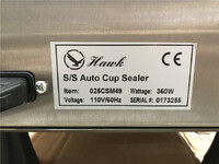 Stainless steel Fully auto cup Sealing Machine ET-Q9