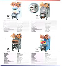 Stainless steel Fully auto cup Sealing Machine ET-Q9