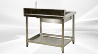 39 inches Giles BBT Breading Station Fried Chicken OFC48