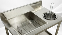 39 inches Giles BBT Breading Station Fried Chicken OFC48