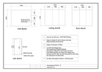 Clearance NSF Walk-In freezer box W8-D10-H8