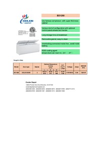 NSF 105 inch Chest freezer huge largest 42 cu ft BD1250