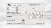 NSF 105 inch Chest freezer huge largest 42 cu ft BD1250