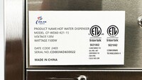 NSF 5 gallon Water Boiler hot water dispenser 60 L CF-WD60-K21