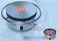 Commercial propane Crepe Makers Machine LPG Gas Pancake CP18
