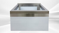 NSF Stainless Steel Floor Mop Sink 29 x29 x18 Bowl HN-FMS-242412