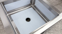 NSF Stainless Steel Floor Mop Sink 29 x29 x18 Bowl HN-FMS-242412