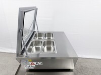 NSF 4 pan Countertop Gelato Ice Cream Display DW-67L