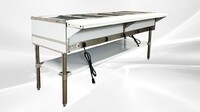 ETL 5 plate warmer steam and dry table 110v NH-5