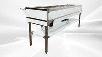 ETL 5 plate warmer steam and dry table 110v NH-5