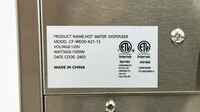NSF Water Boiler hot water dispenser 2 gallon 30L CF-WD30-K21