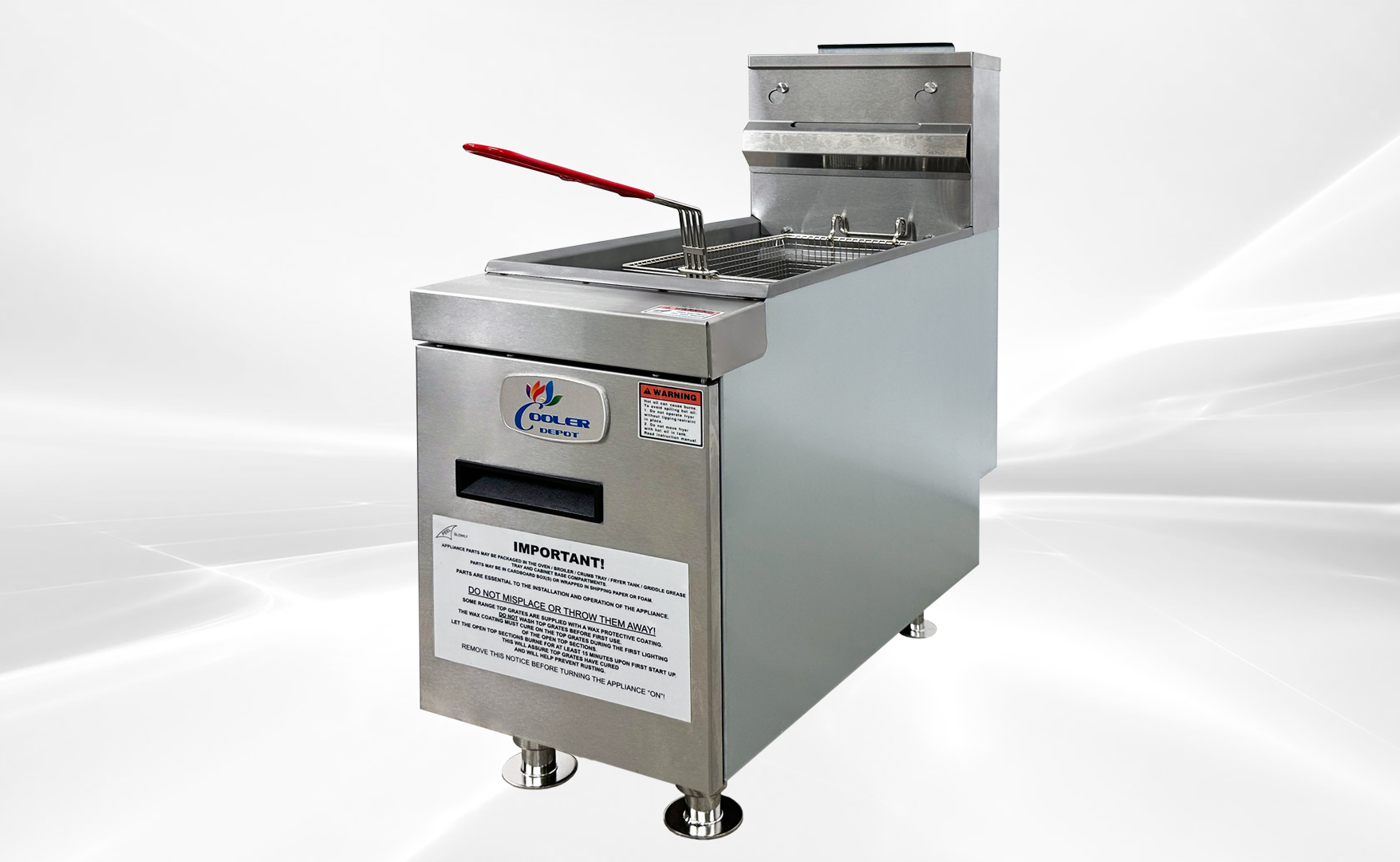 NSF Food truck propane Gas Countertop Fryer CTF-2 LP