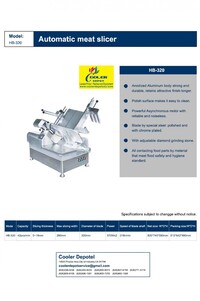 NSF 13 ins fully auto automatic Meat Slicer HB-320