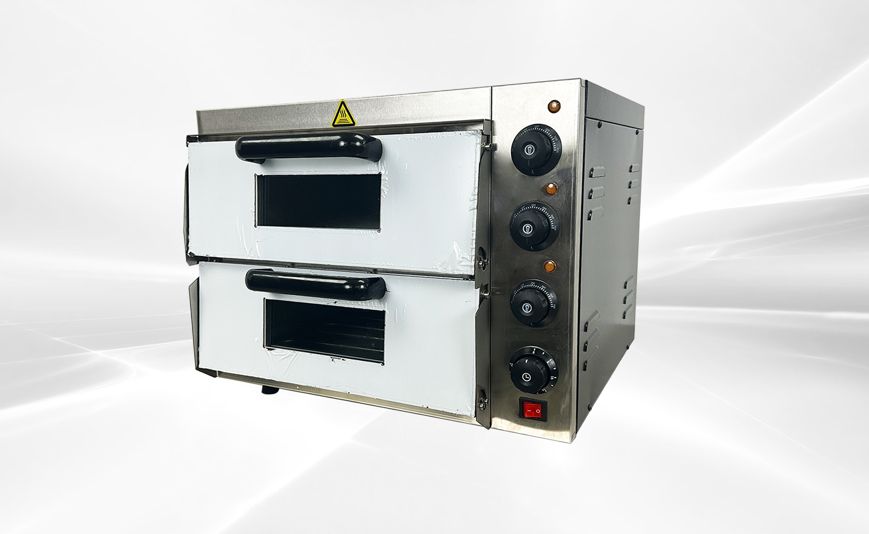 Electric 3000w Pizza Oven Double Deck Bakery 220V PS-2PT