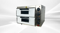 Electric 3000w Pizza Oven Double Deck Bakery 220V PS-2PT