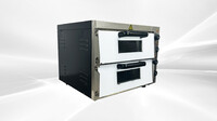 Electric 3000w Pizza Oven Double Deck Bakery 220V PS-2PT