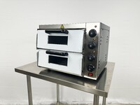Electric 3000w Pizza Oven Double Deck Bakery 220V PS-2PT